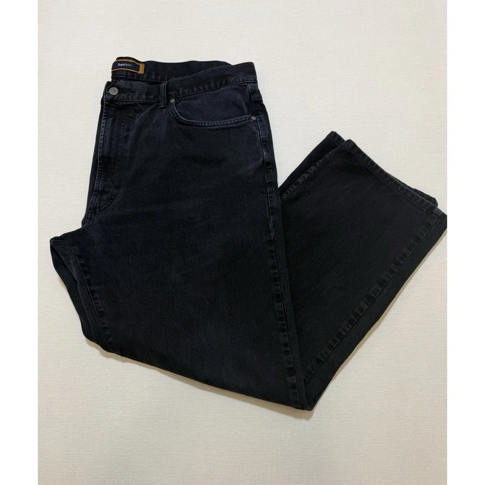 Zegna Sport Denim Project Men's Black Jeans Size 42 Luxury Cotton